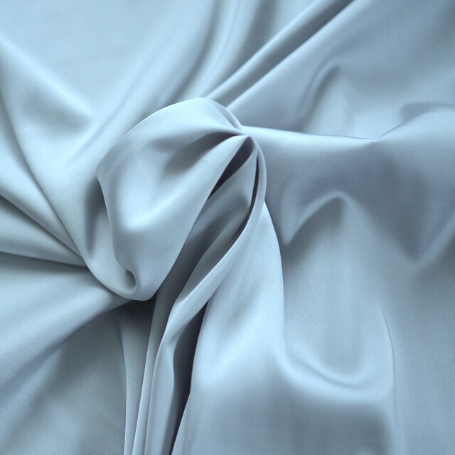 Stretch silk imitation satin in great silver | View: Stretch silk imitation satin in great silver gray